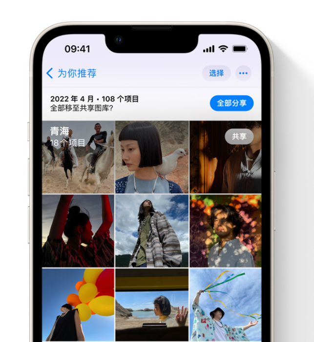 淄博苹果维修网点分享在 iPhone 上使用共享图库 