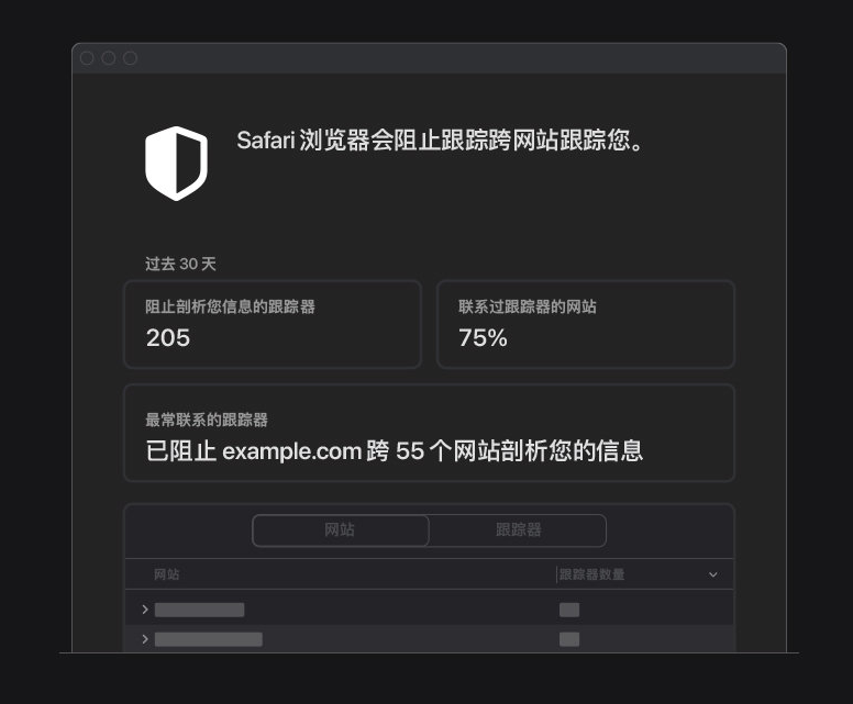 淄博苹果手机维修分享如何在 Safari 浏览器中查看和打开隐私报告 